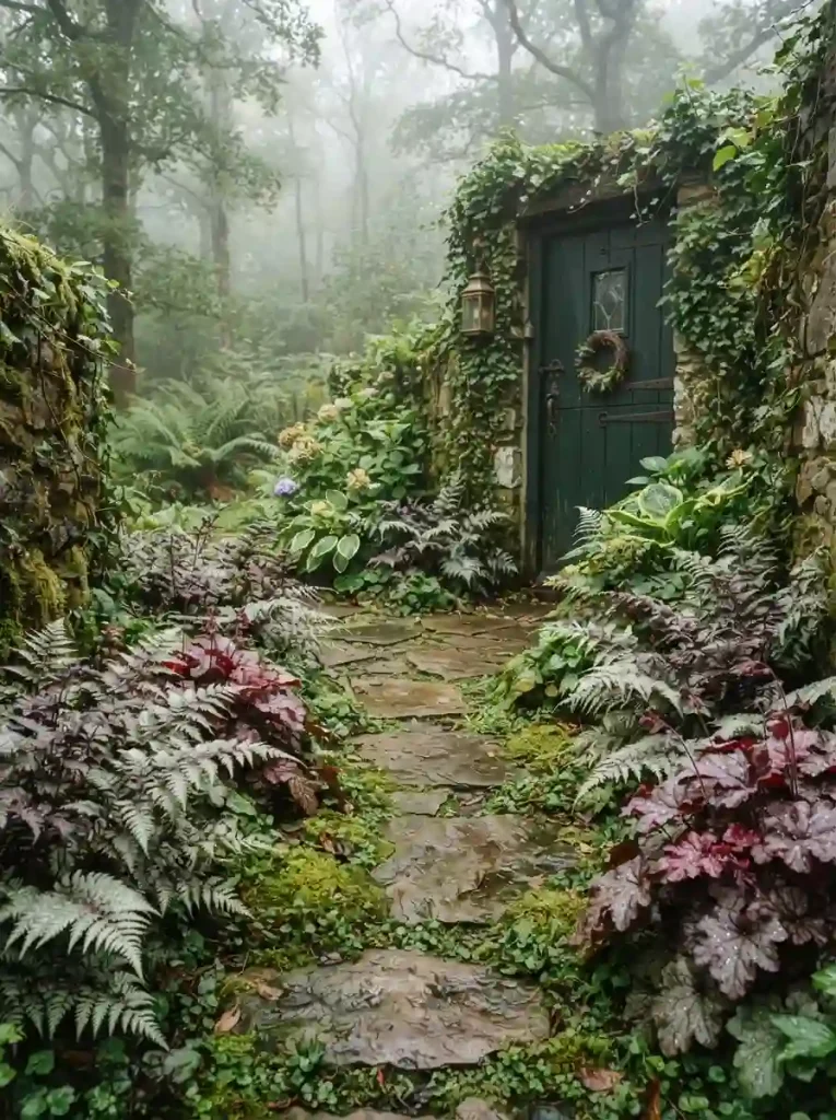 9. Fern and Moss Shade Nook