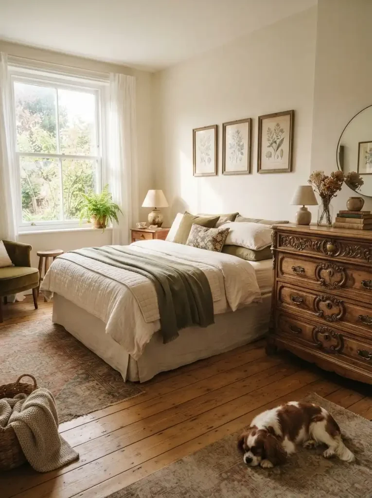 9. Introduce Character With Vintage Bedroom Furniture