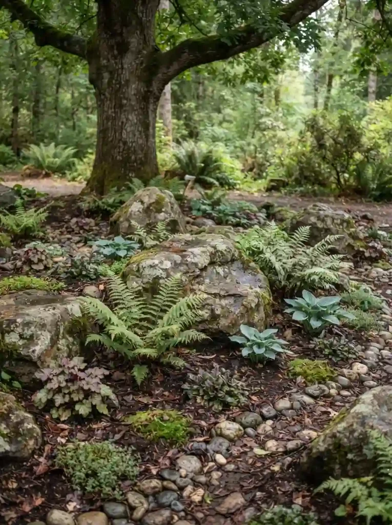 9. Build a Natural Rock Garden