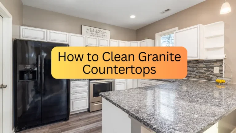 how to clean countertops